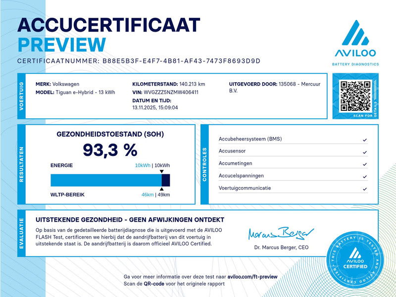 Volkswagen Tiguan 1.4 TSI eHybrid 225PK R-Line