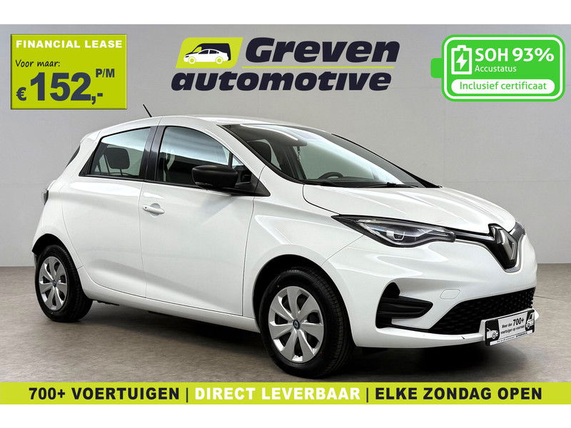 Renault ZOE R135 52 kWh Life Huur accu