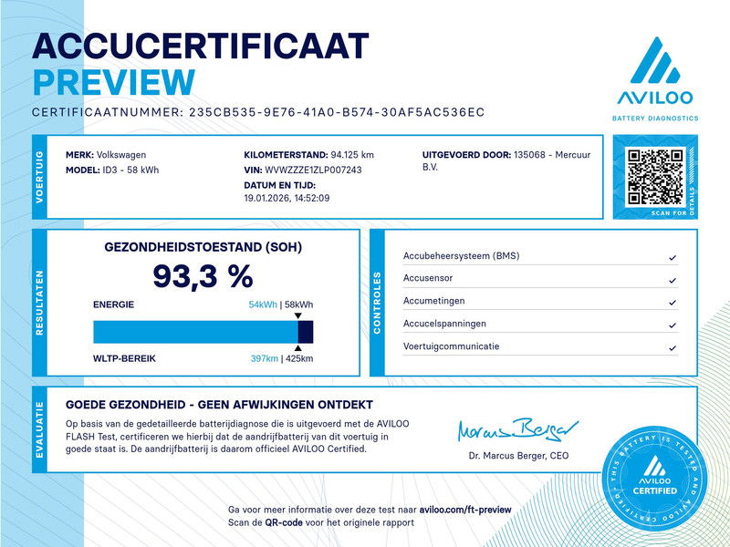 Volkswagen ID.3 First Plus