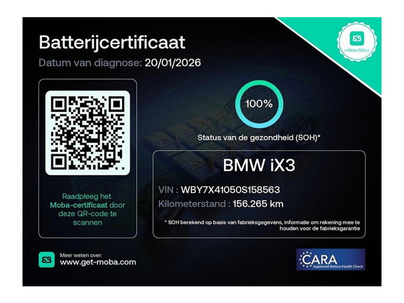 BMW iX3 High Executive 80 kWh N480TS